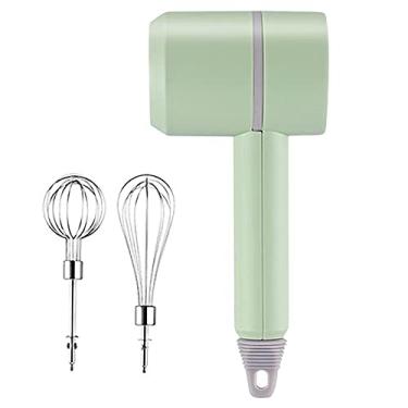 Imagem de Mixer Elétrico Sem Fio de Mão 3- Ajustável USB Recarregável Batedor Ovos Aço Inoxidável Liquidificador Portátil Cozinha