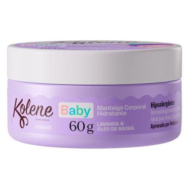 Imagem de Manteiga Corporal Hidratante Kolene Baby Lavanda e Óleo de Baobá Vegan