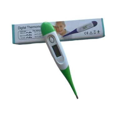 Imagem de Termômetro Digital De Ponta Macia Para Kit De Primeiros Socorros Domés