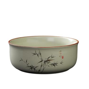 Imagem de KEG801302 Cinzeiro grande de cerâmica para escritório, desktops, casa e sala de estar, coleciona cinzeiros de cigarro