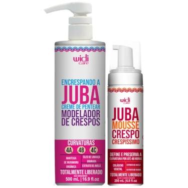 Imagem de Kit Widi Care Juba – Creme de Pentear Encrespando (4A, 4B, 4C) + Mousse Crespo