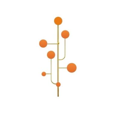 Imagem de x3anggyt5 Cabideiro de parede vertical para cabide montado na parede, cabideiro moderno de metal para chapéus, jaquetas, bolsas, ganchos de casaco de entrada para quarto