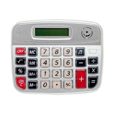 Imagem de Calculadora De Mesa Escritório 8 Dígitos Max-9835a Unidade Prateado CALCULADORA 8DIG PILHA 12X15CM