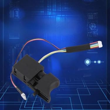Imagem de AUNMAS Interruptor de Furadeira Sem Escova, Interruptor de Atuador de Furadeira Elétrica de Velocidade Ajustável Com Classificação de 16A para Substituição de Sem Fio e Fácil Montagem