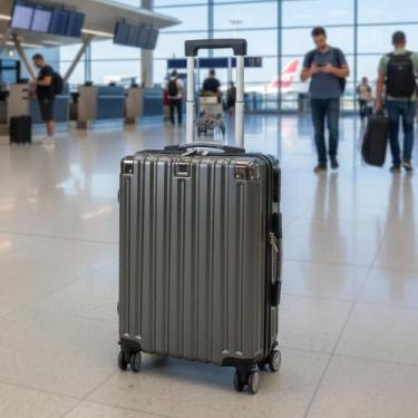 Imagem de Mala de Viagem em Fibra Premium 20 Cinza Domni