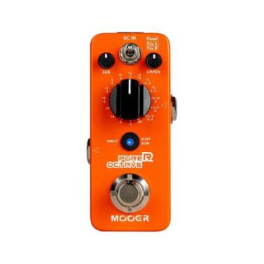 Imagem de Pedal Oitavador Mooer MOC4 Purer Octave Polifônico 16 Efeitos Presets 