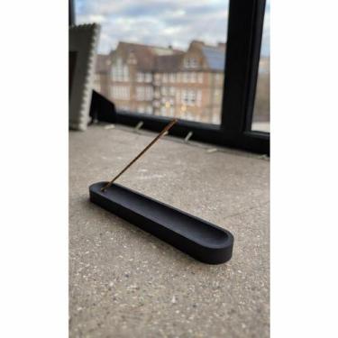 Imagem de Suporte Oblongo para Incensos - Tudona3d, Preto