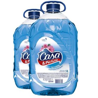 Imagem de Kit 2 Limpador Perfumado Desinfetante Casa E Perfume 5L Cada - Casa Km