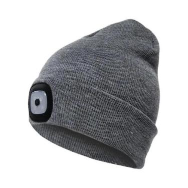 Imagem de Gorro Unissex Com Luz LED, Quente Para O Inverno, Ideal Para Esportes 