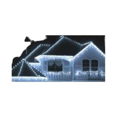 Imagem de Cortina De Luzes LED De Natal Para Exterior, Tipo Cascata, 220V, Decor