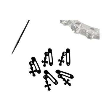 Imagem de Pingentes De Unha Com Zircônia Preta E Cruz Gótica, Strass Para Decora