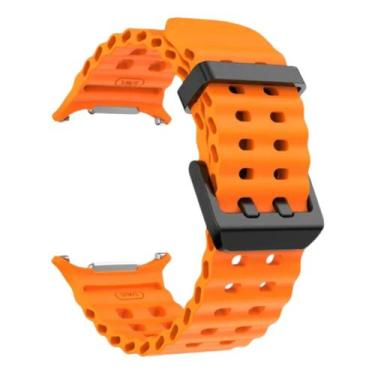 Imagem de Pulseira Poolsy Silicone Compatível Com Samsung Galaxy Watch 7 Ultra 4