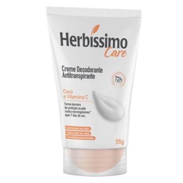 Imagem de Creme Desodorante Antitranspirante Herbíssimo Care Coco e Vitamina C B