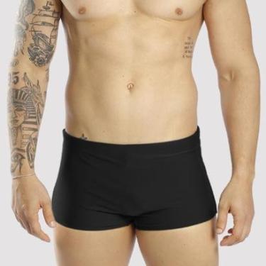 Imagem de Sunga Masculina Boxer Larga Adulto Lisa Moda Praia-Masculino