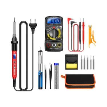 Imagem de Ferro De Solda Elétrico ANENG 60W Com Temperatura Ajustável SL106, Dis