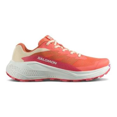Imagem de Tenis Salomon Alphaglide Feminino, 38, Laranja rosa, Bege