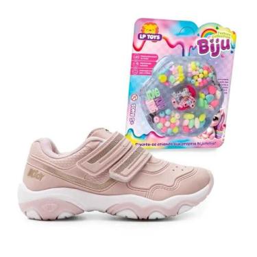 Imagem de Tênis Infantil Menina Kidy Play Respitec Casual Toys Rosa 30, Rosa, 30