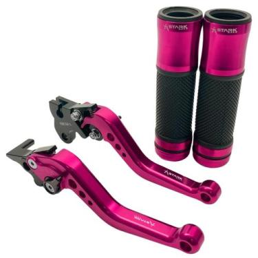 Imagem de Kit Manete Manopla Esportivo Nx 200 400 Falcon Bros Tornado Xr 300 Xlx