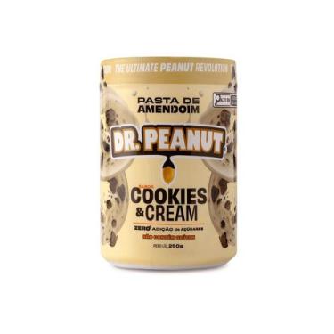Imagem de Dr Peanut Pasta de amendoim 250g Zero Açucar Cookies Cream
