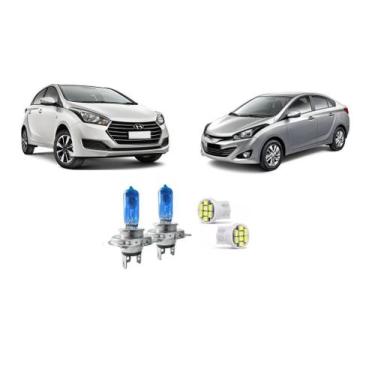 Imagem de kit Lâmpada Farol Alto Baixo HYUNDAI HB20 HB20S Efeito Xênon - TECH ON