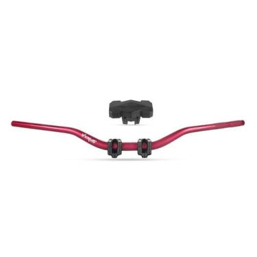 Imagem de Guidão Baixo Vyrus Fat Bar 28mm C/ Protetor Espuma, Vermelho