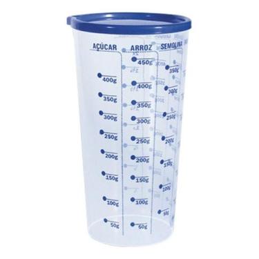 Imagem de Copo Medidor Graduado Com Tampa Injetemp 570ml Dosador Cor Transparent