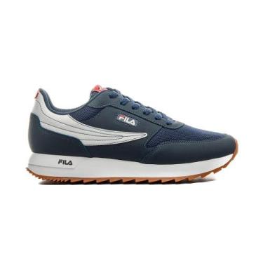Imagem de Tênis Casual Fila Retro Flag Masculino, Marinho branco, 39