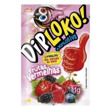Imagem de Pirulito Explosivo DipLoko Frutas Vermelhas 11g - Danilla Foods
