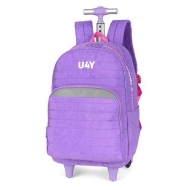 Imagem de Mochila com rodinhas up4you roxo mc51418up - Luxcel