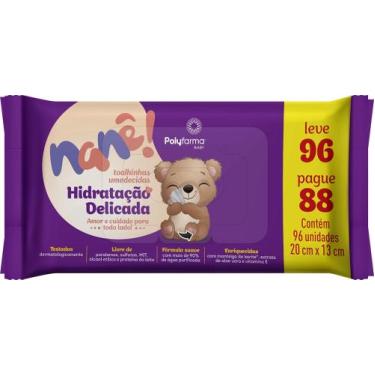 Imagem de Lenço Umedecido Nanê Hidratação Delicada LV96 PG88