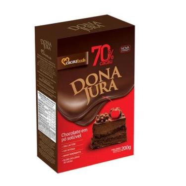 Imagem de Chocolate Po Cacau Food Soluvel 70% Cacau 200g - Cacau Foods