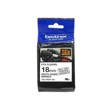 Imagem de Fita Rotulador Brother Tze-fx241 18mm Original
