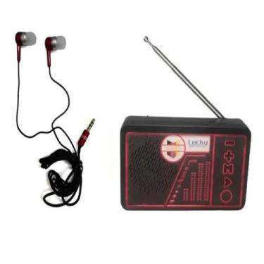 Imagem de Mini Rádio Bolso Bluetooth Pen Drive Usb Recarregável Solar Fm Lantern