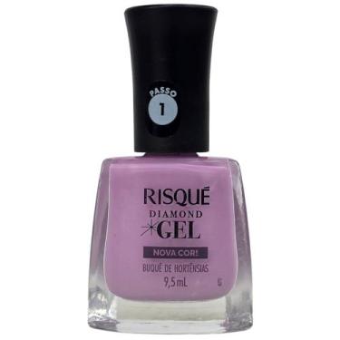 Imagem de Esmalte Buquê de Hortênsias Diamond Gel Risque 9,5ml - Risqué