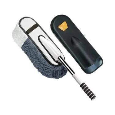 Imagem de Conjunto De Escovas De Limpeza Para Carros Em Microfibra Com Cabo Tele