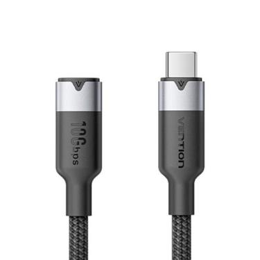 Imagem de Cabo Extensor Usb-C 3.2 Gen 2 10Gbps 100W 4K 60Hz 0,5M 50cm - Vention