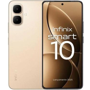 Imagem de Smartphone INFINIX Smart 10 120Hz Lançamento 2025 NFC 128GB 4GB Ram Câ