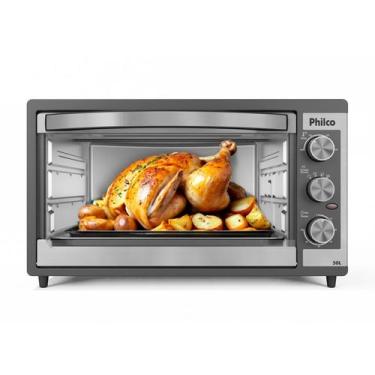 Imagem de Forno Elétrico Philco 50L Dupla Resistência PFE52P 127V Grafite, 110V