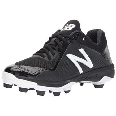 Imagem de New Balance Tênis de beisebol masculino 4040 V4 TPU moldado, Preto/branco, 16