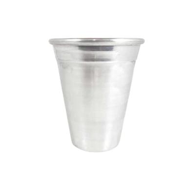 Imagem de Copo de Alumínio reforçado polido 300 ml água cerveja suco