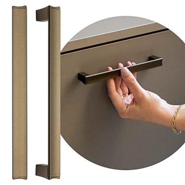 Imagem de Puxador P/Porta Guarda Roupa Escritório Gaveta Space 160mm (Bronze Fosco)