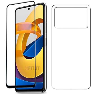 Imagem de Película 5D Cerâmica Compatível com Xiaomi Poco M4 Pro 5G + Película Gel Traseira