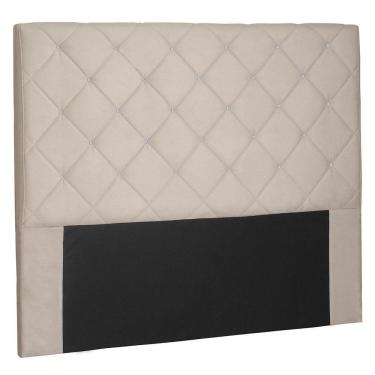 Imagem de Cabeceira Casal 1,40m Tânia Suede Bege