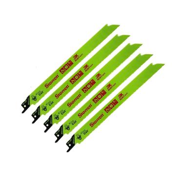 Imagem de Kit 5 Lâminas Serra Sabre Resgate e Demolição 23cm King Cut BR91014 Starrett