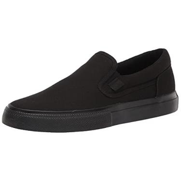 Imagem de DC Sapato de skate masculino sem cadarço, Preto/Preto/Preto, 6