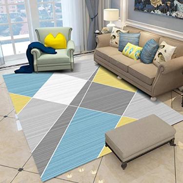 Imagem de Carpetes, decoração de interiores, tapetes de área grande para meninos e meninas, quarto de crianças, tapete de chão antiderrapante de fibra de poliéster, tapete de ioga, sofá de veludo de cristal sem pelos para sala de estar