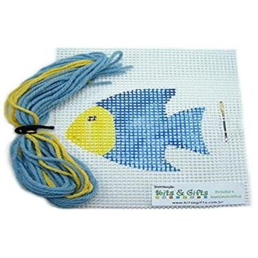 Imagem de Kit p/Aprender a Bordar - Peixe - Kits for Kids