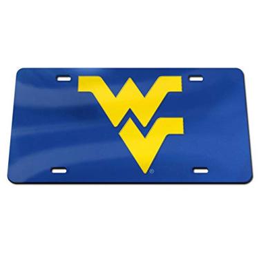 Imagem de WinCraft West Virginia University S04400 Placas de licença clássicas de acrílico