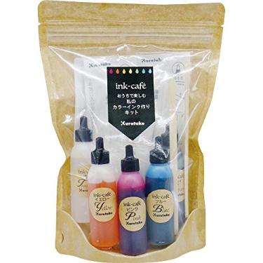 Imagem de Kuretake ECF160-500 Ink Café, Enjoy at Home, My Color Ink Kit de fabricação de tinta, 5 cores