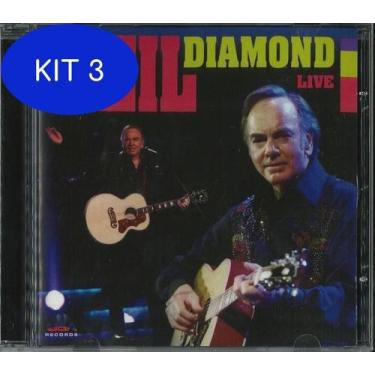 Imagem de Kit 3 Cd  Neil Diamond Live - Usa Records